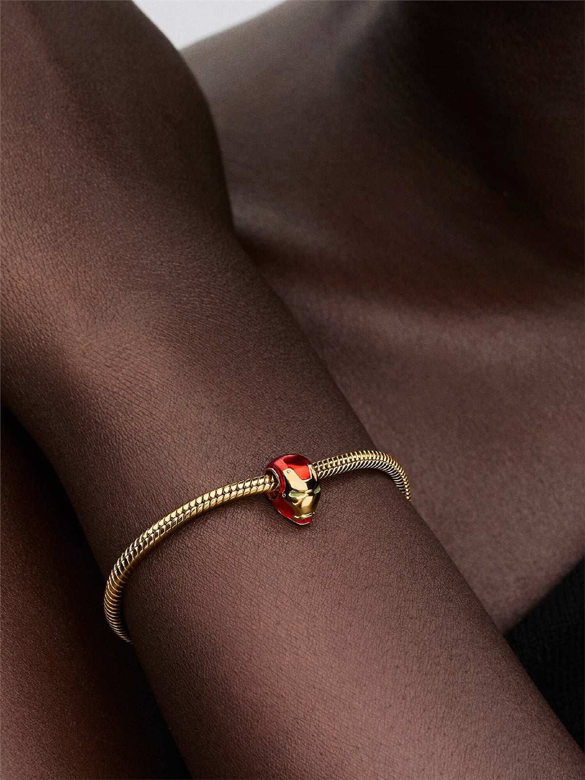 Pandora Gold Marvel Iron Man Helmet Charm