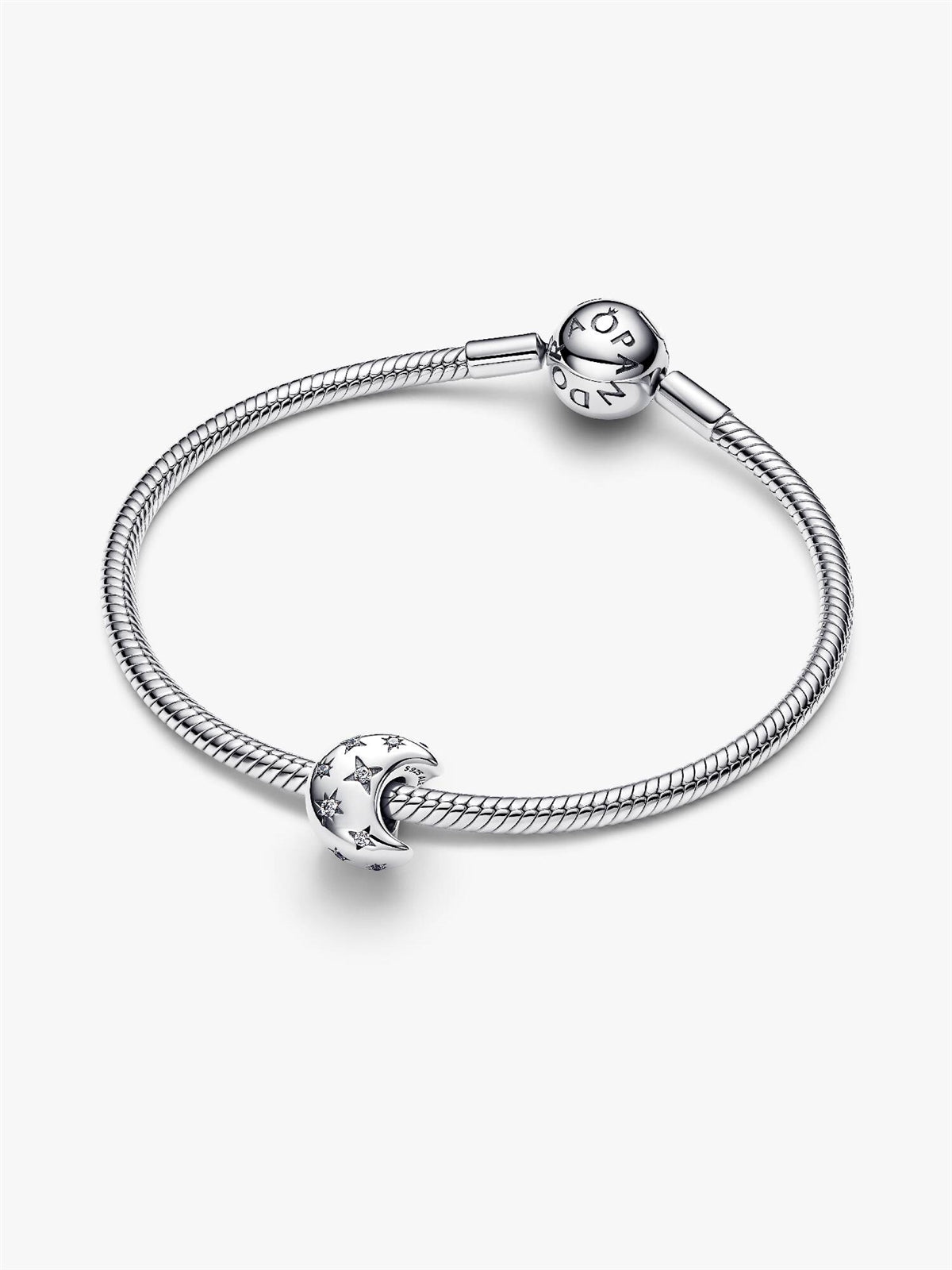 Pandora Silver Crescent Moon Charm