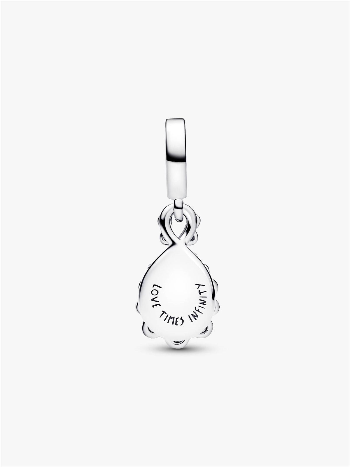 Pandora Silver Opalescent Infinity Double Dangle Charm