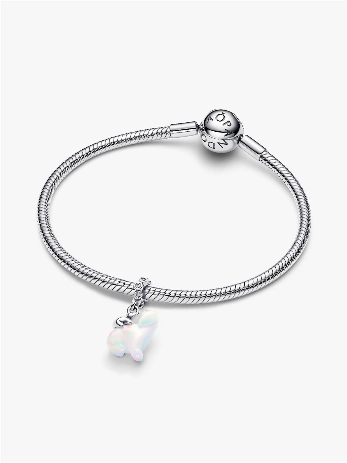 Pandora Silver Polarbear Mother & Cub Dangle Charm