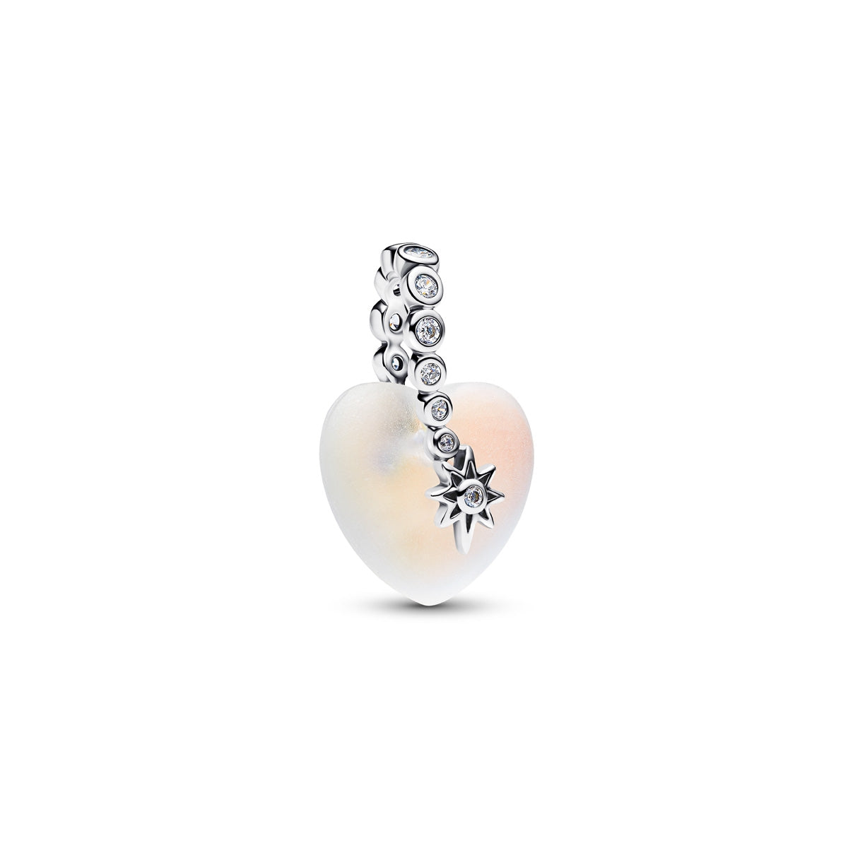 Pandora Silver Shooting Star & Heart Dangle Charm