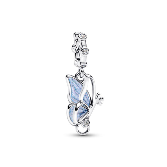 Pandora Silver Winged Key Dangle Charm