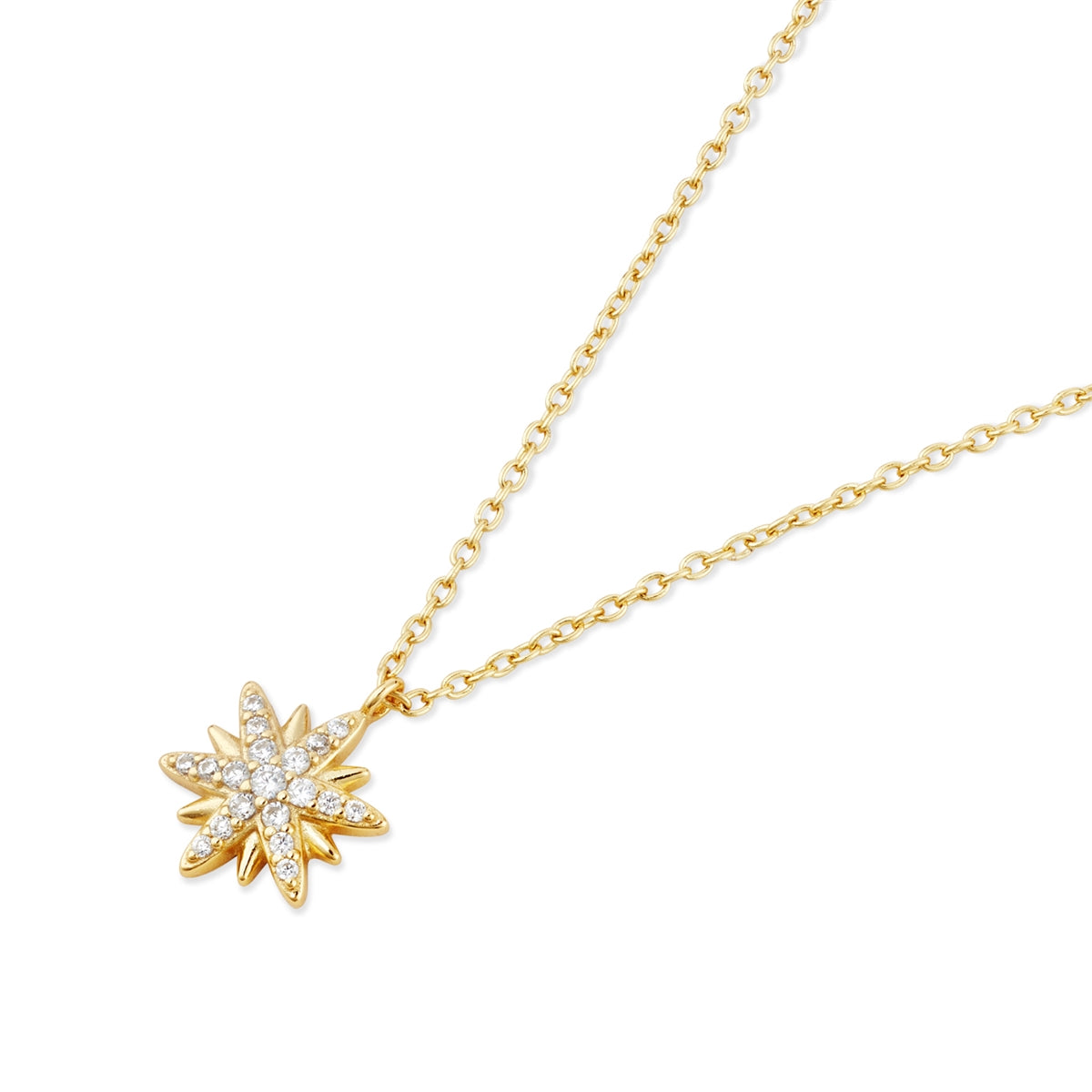 Argento Gold Starburst Necklace