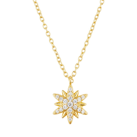 Argento Gold Starburst Necklace