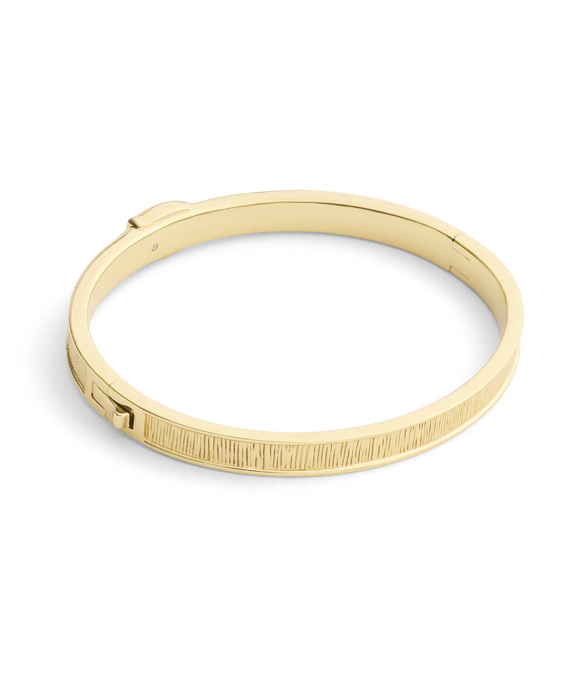 Coach Gold C CZ Buckle Bangle
