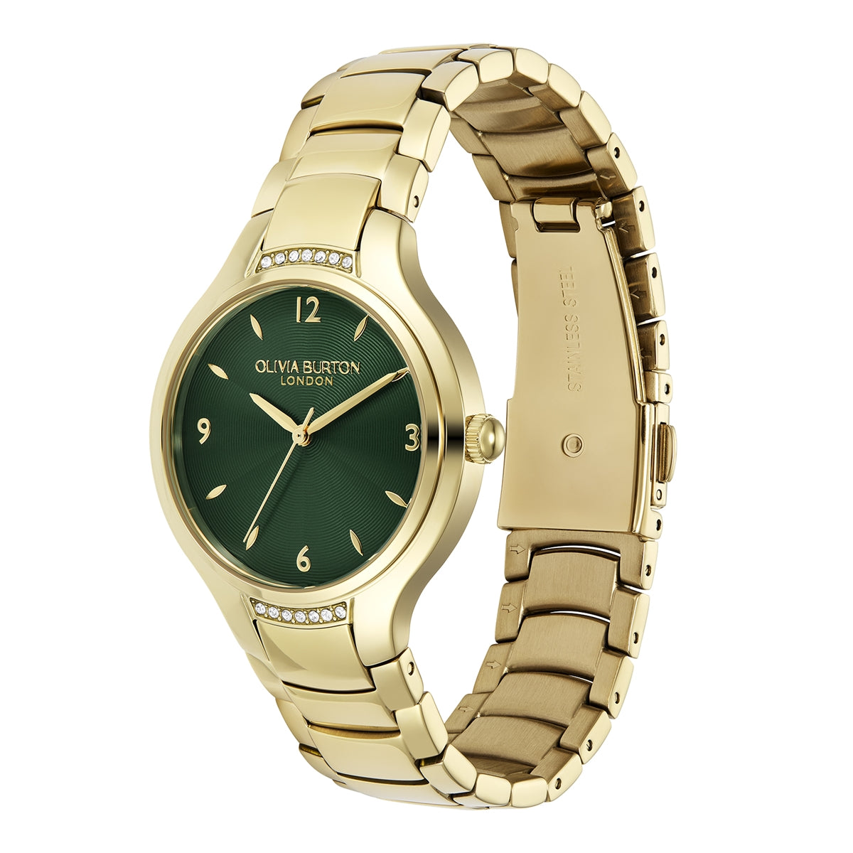 Olivia Burton Forest Green and Gold Gift Set
