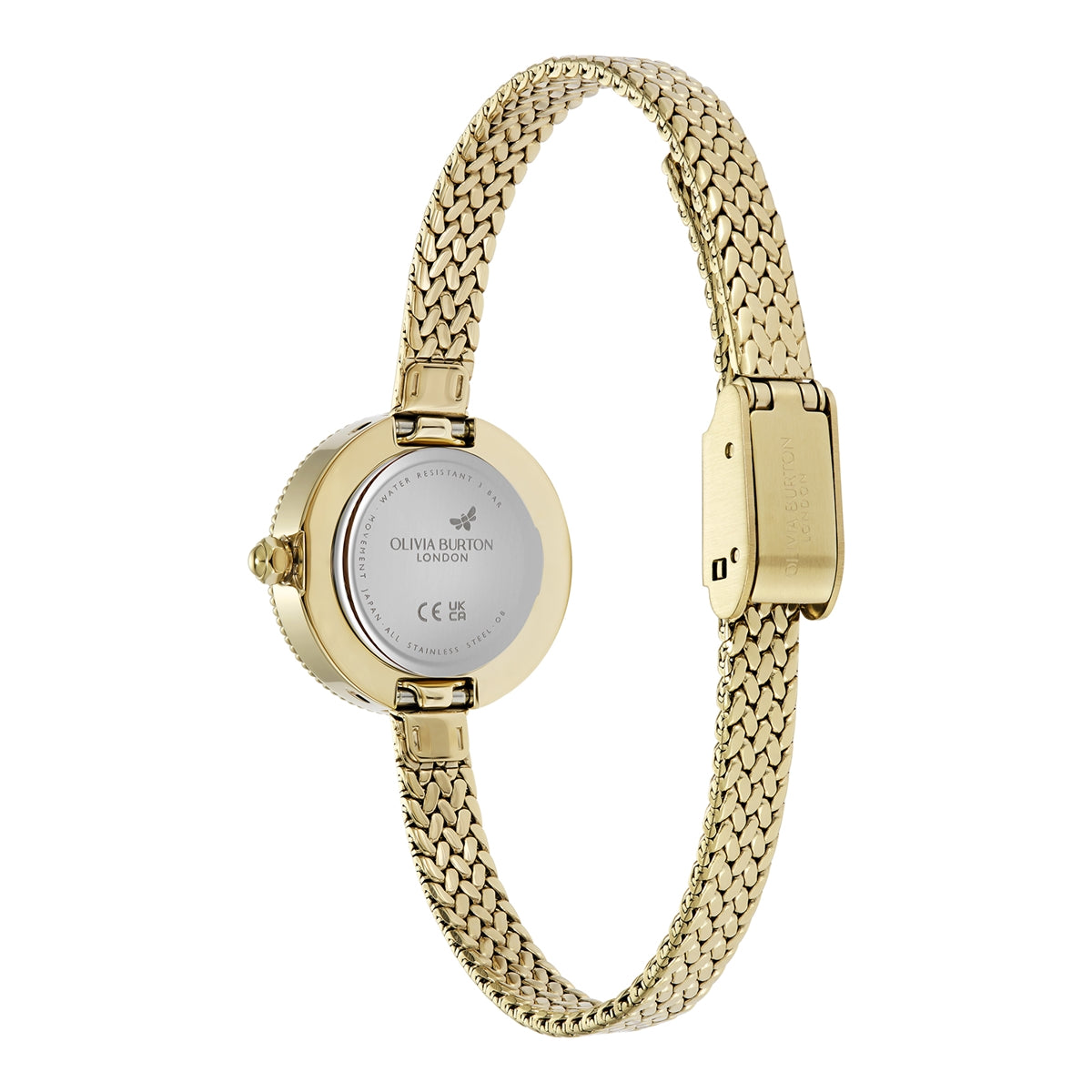 Olivia Burton Gold Finery Milanese Strap Watch