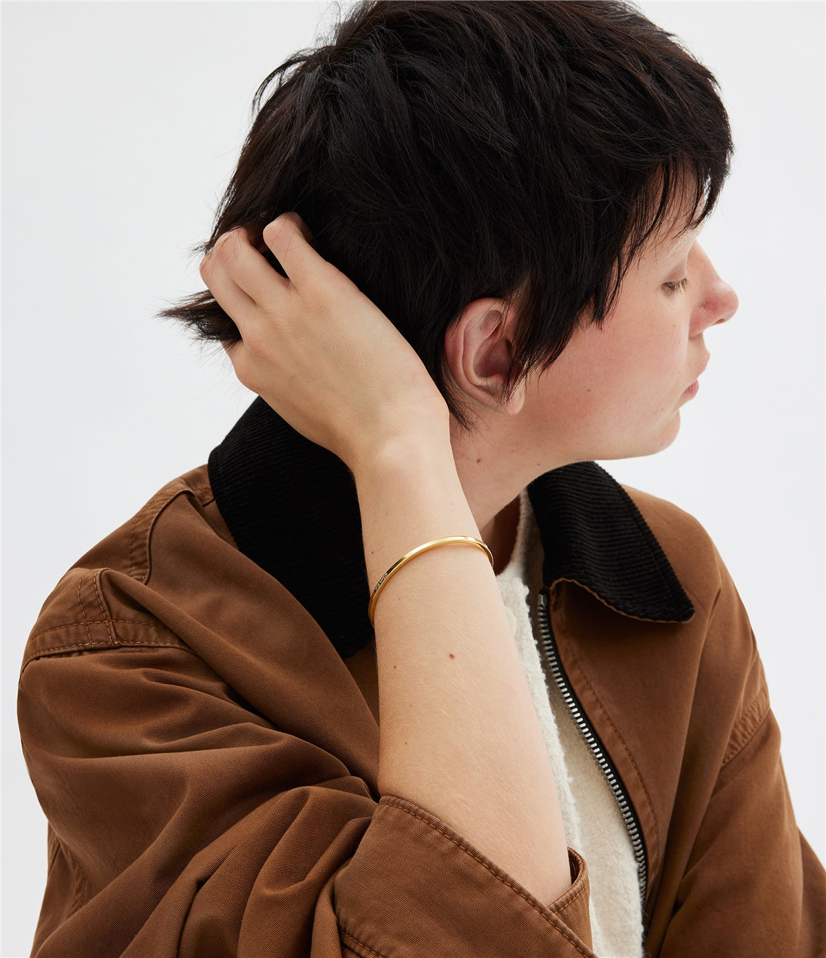 Coach Gold Slider Bangle