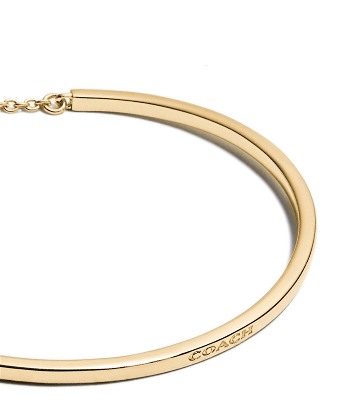 Coach Gold Slider Bangle