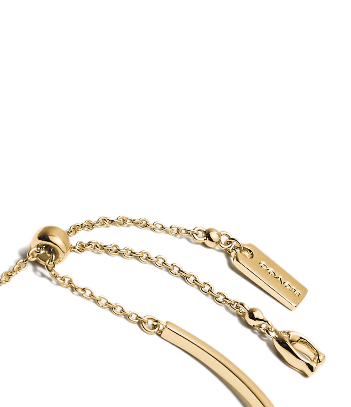 Coach Gold Slider Bangle