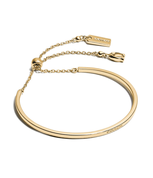 Coach Gold Slider Bangle