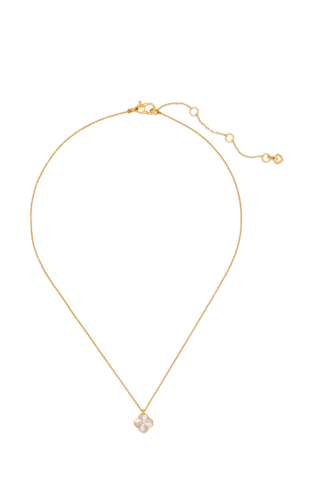 Kate Spade New York Gold Spade Flower Mother of Pearl Necklace