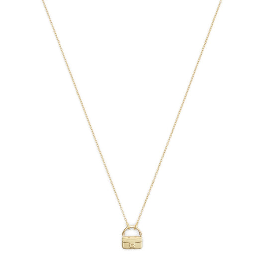 Coach Gold Tabby Necklace