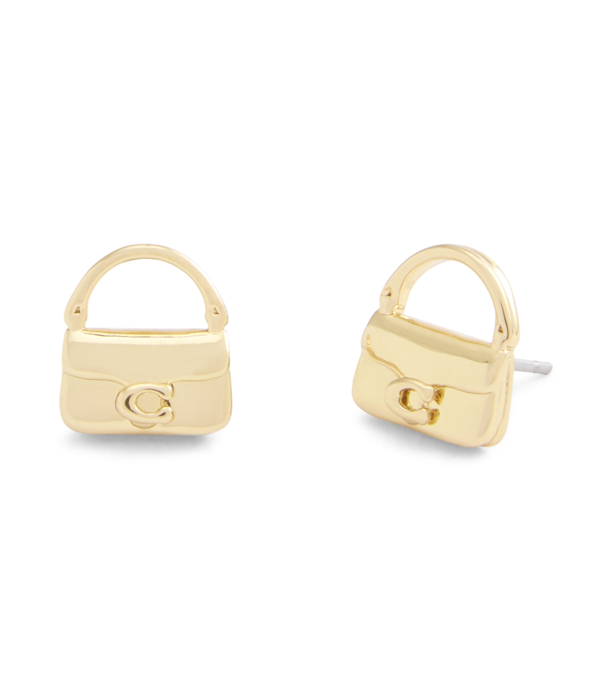 Coach Gold Tabby Studs