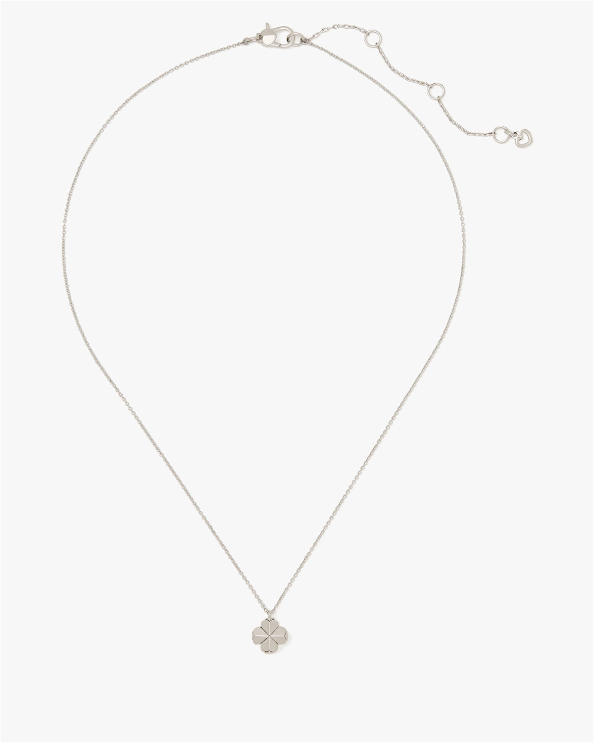 Kate Spade New York Silver Spade Flower Necklace
