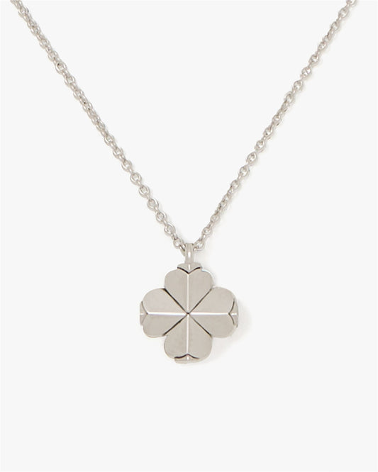 Kate Spade New York Silver Spade Flower Necklace