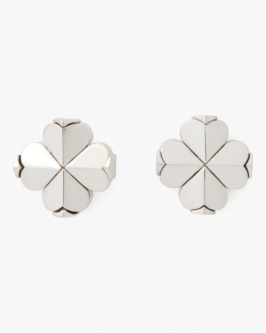 Kate Spade New York Silver Spade Flower Studs
