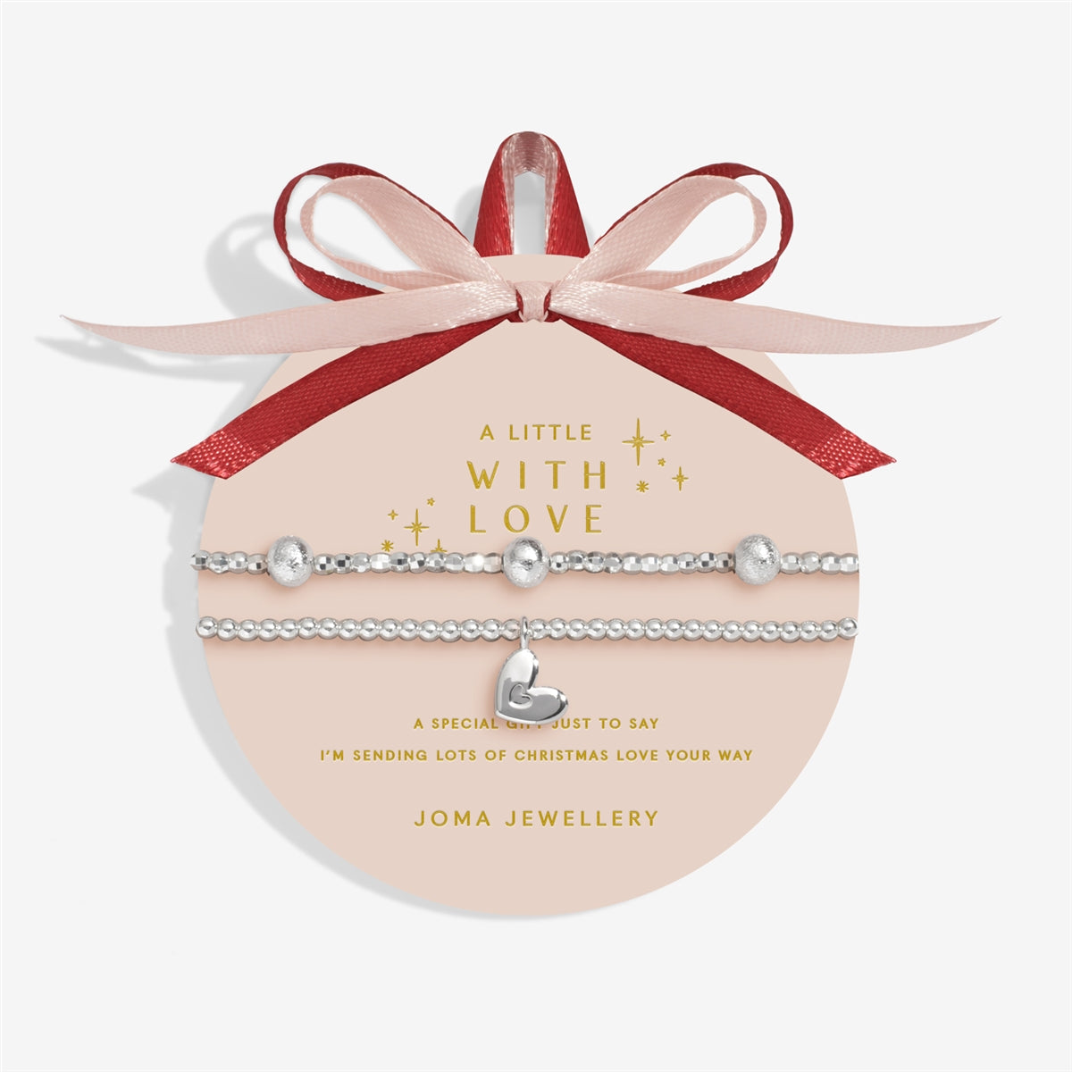 Joma A Little With Love Heart Set of 2 Bracelets