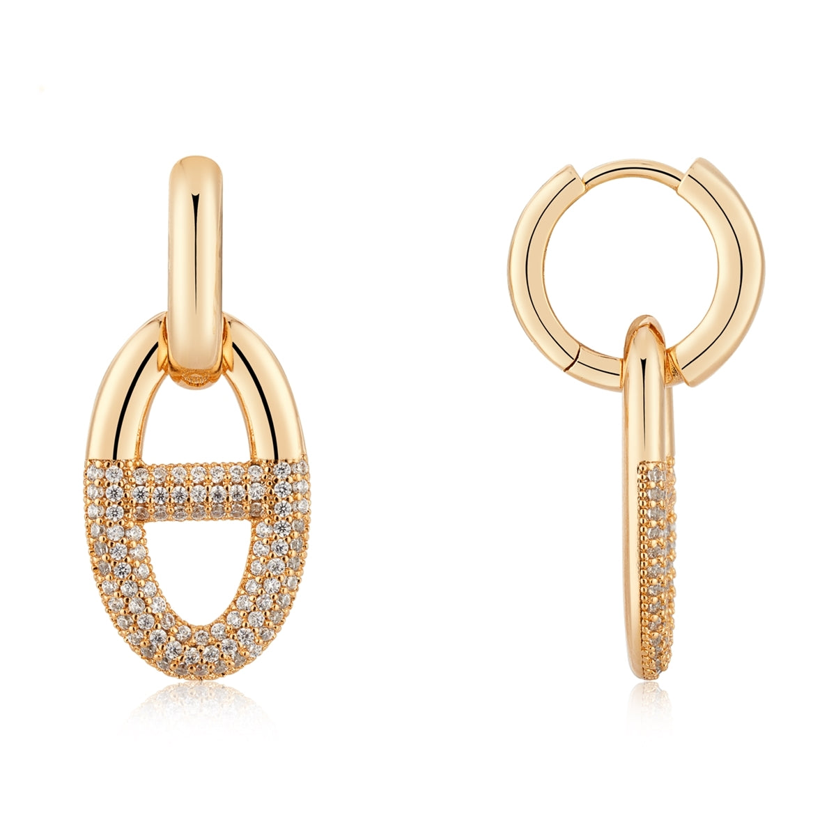 August Woods Gold Lux Pavé Link Gift Set