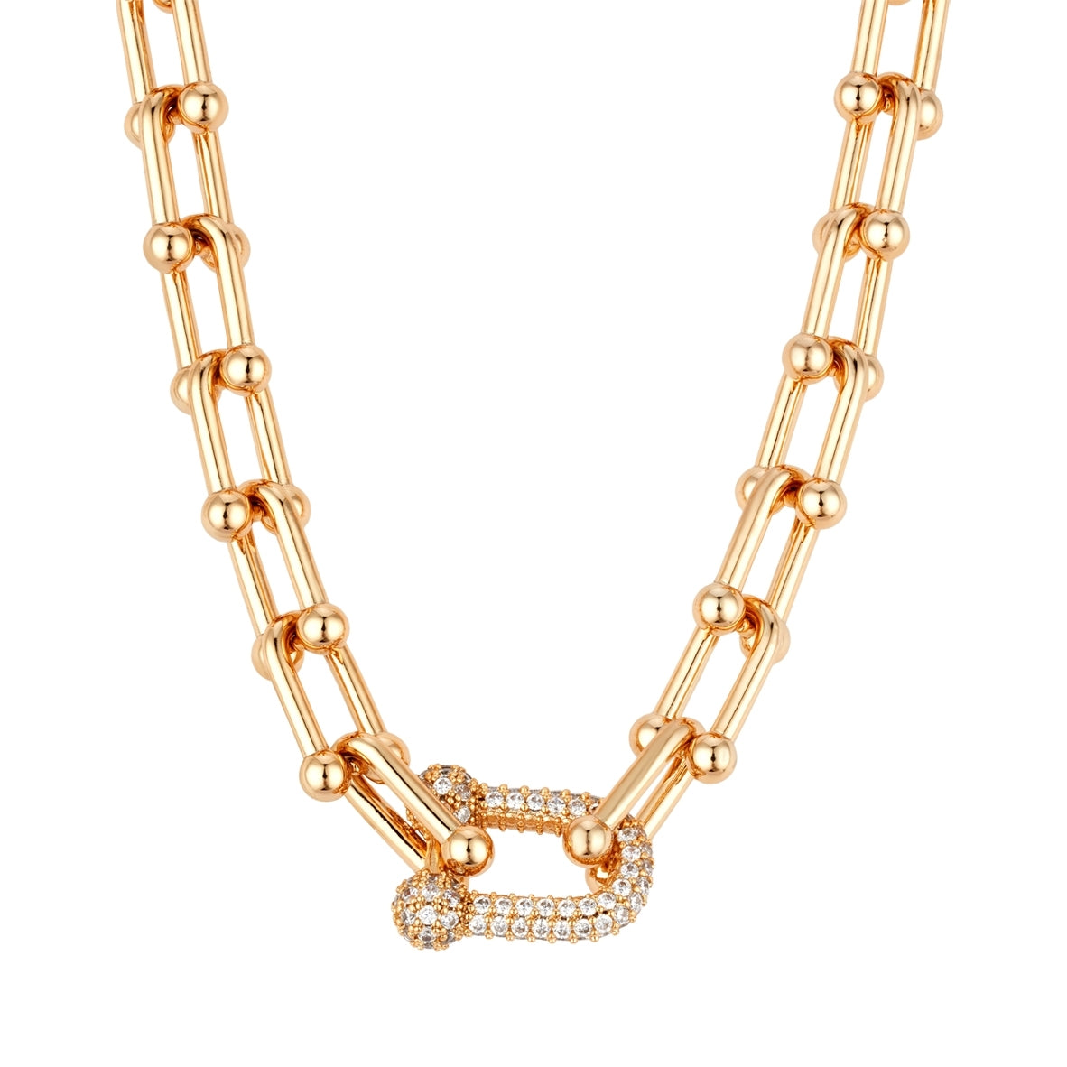August Woods Gold Large Luxe Pavé Link Gift Set
