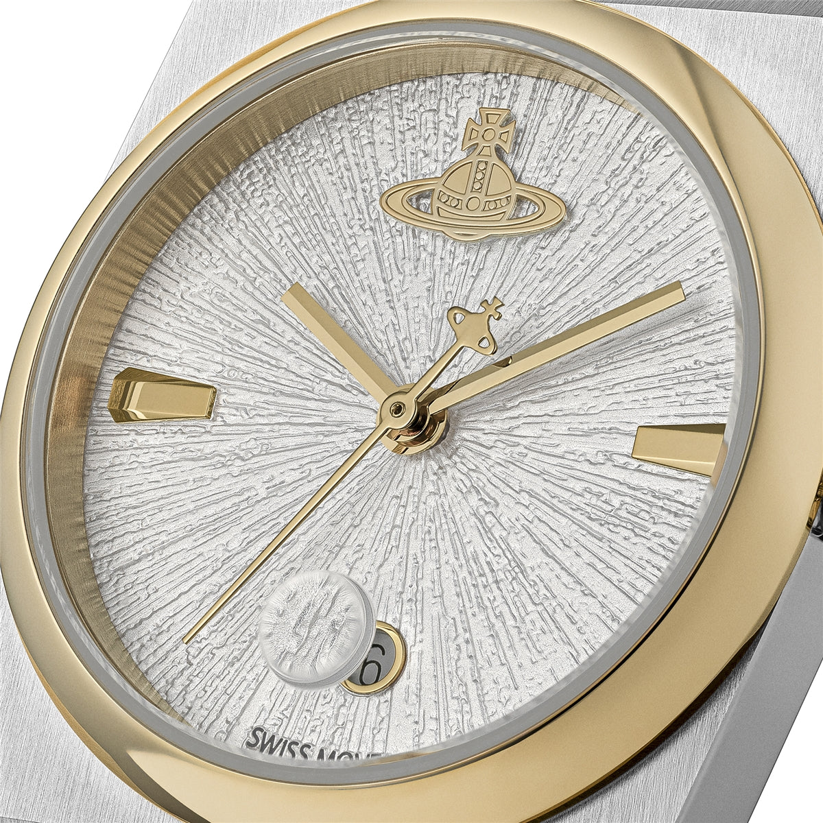 Vivienne Westwood Gold Mix The Hoxton Round Dial Watch