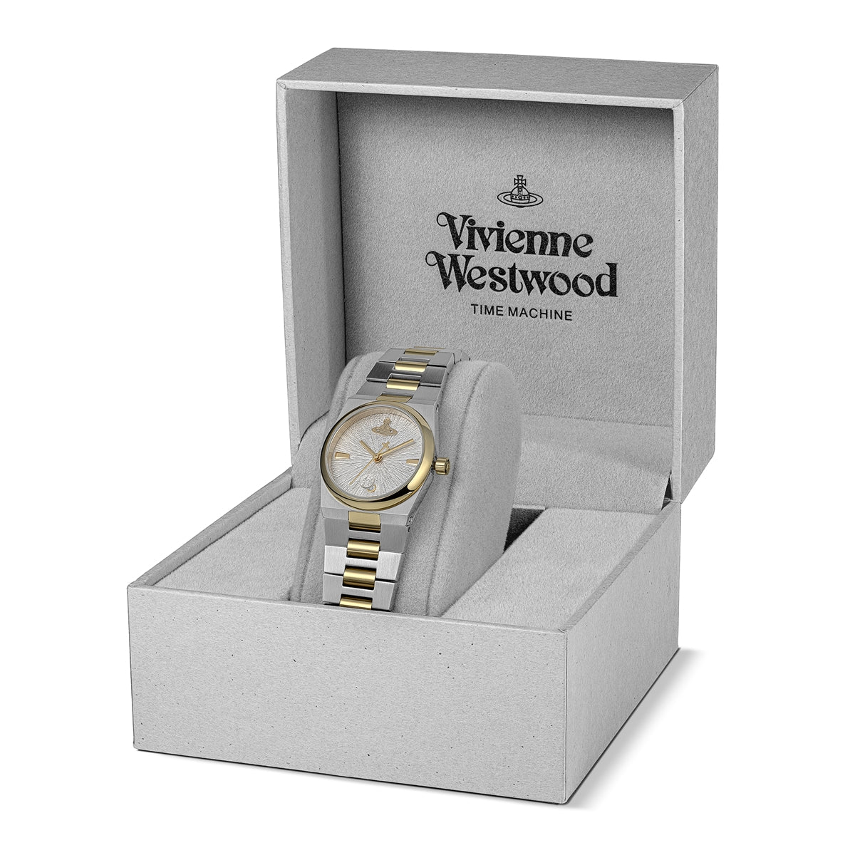 Vivienne Westwood Gold Mix The Hoxton Round Dial Watch
