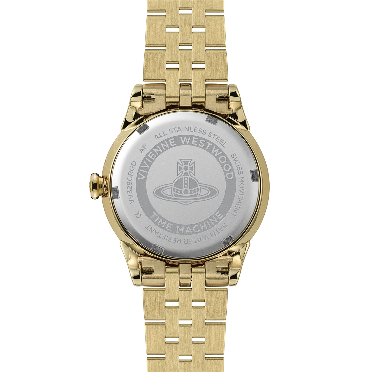 Vivienne Westwood Gold Olive Little Seymour Round Dial Watch