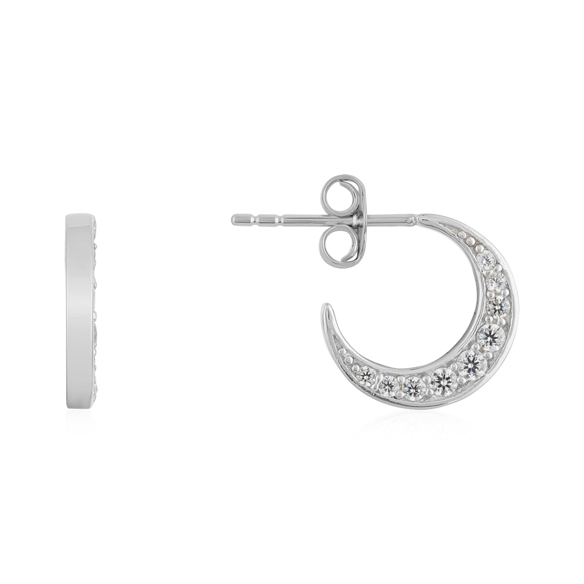 Argento Silver Pavé Moon Gift Set