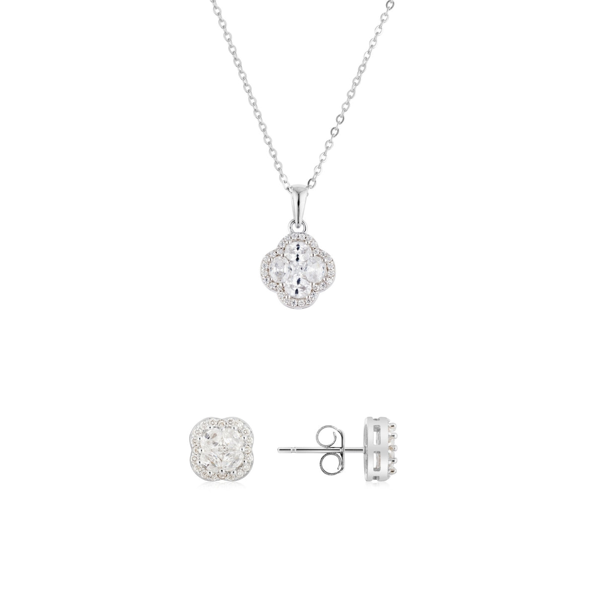 Argento Silver Halo Clover Gift Set