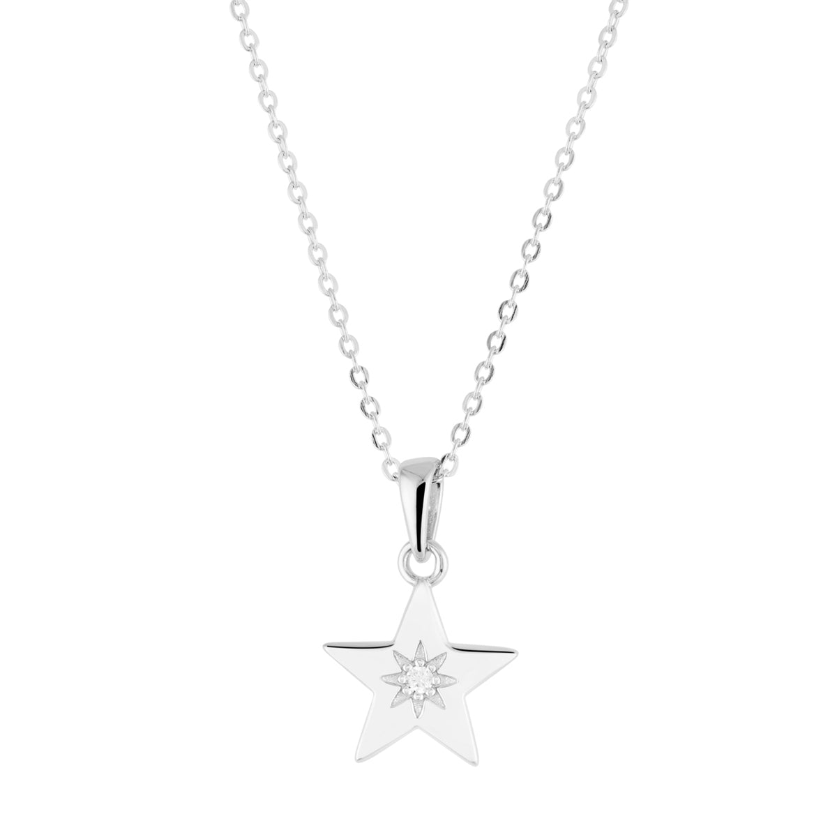 Argento Silver CZ Star Gift Set