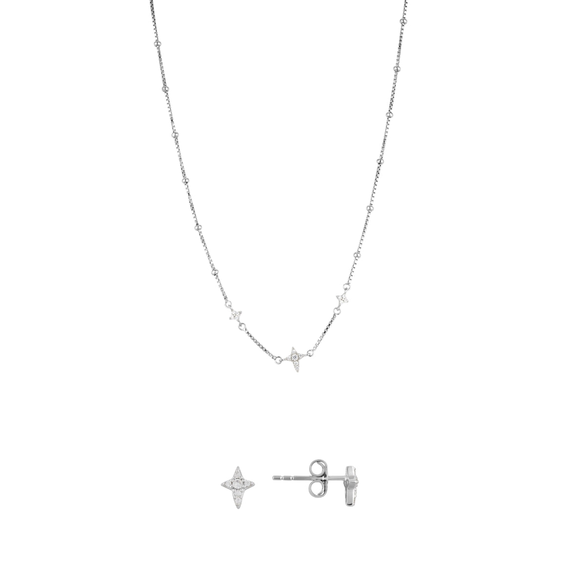 Silver Celestial Multi Star Gift Set