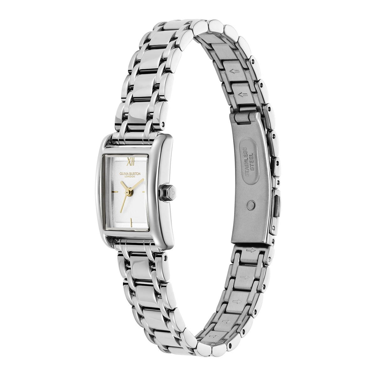 Olivia Burton Silver Mini Grove Watch