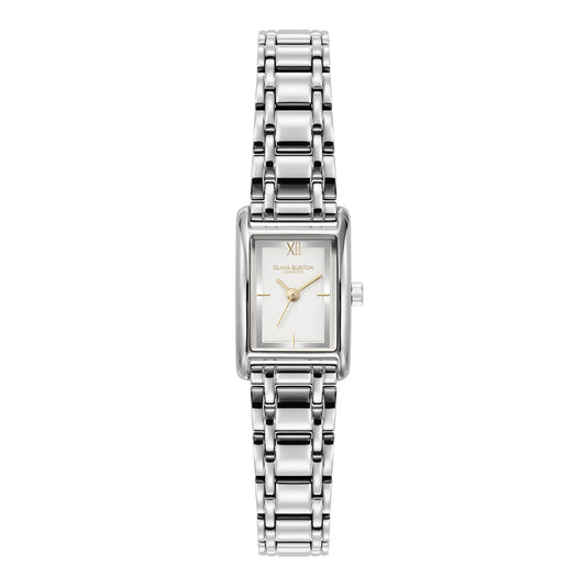 Olivia Burton Silver Mini Grove Watch