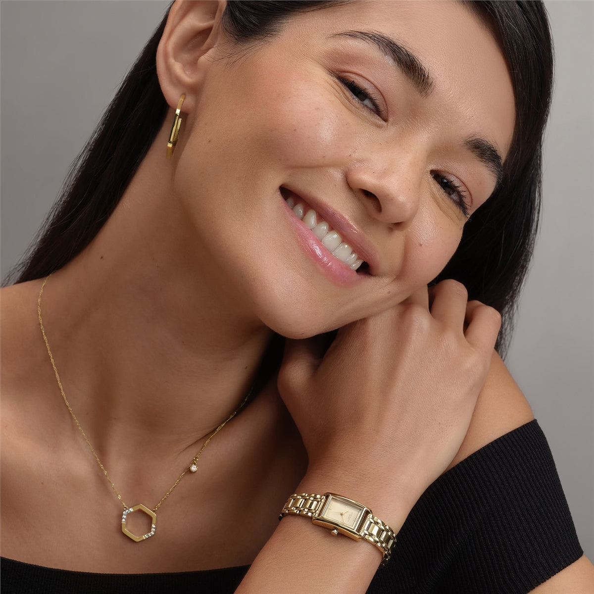 Olivia Burton Gold Mini Grove Watch