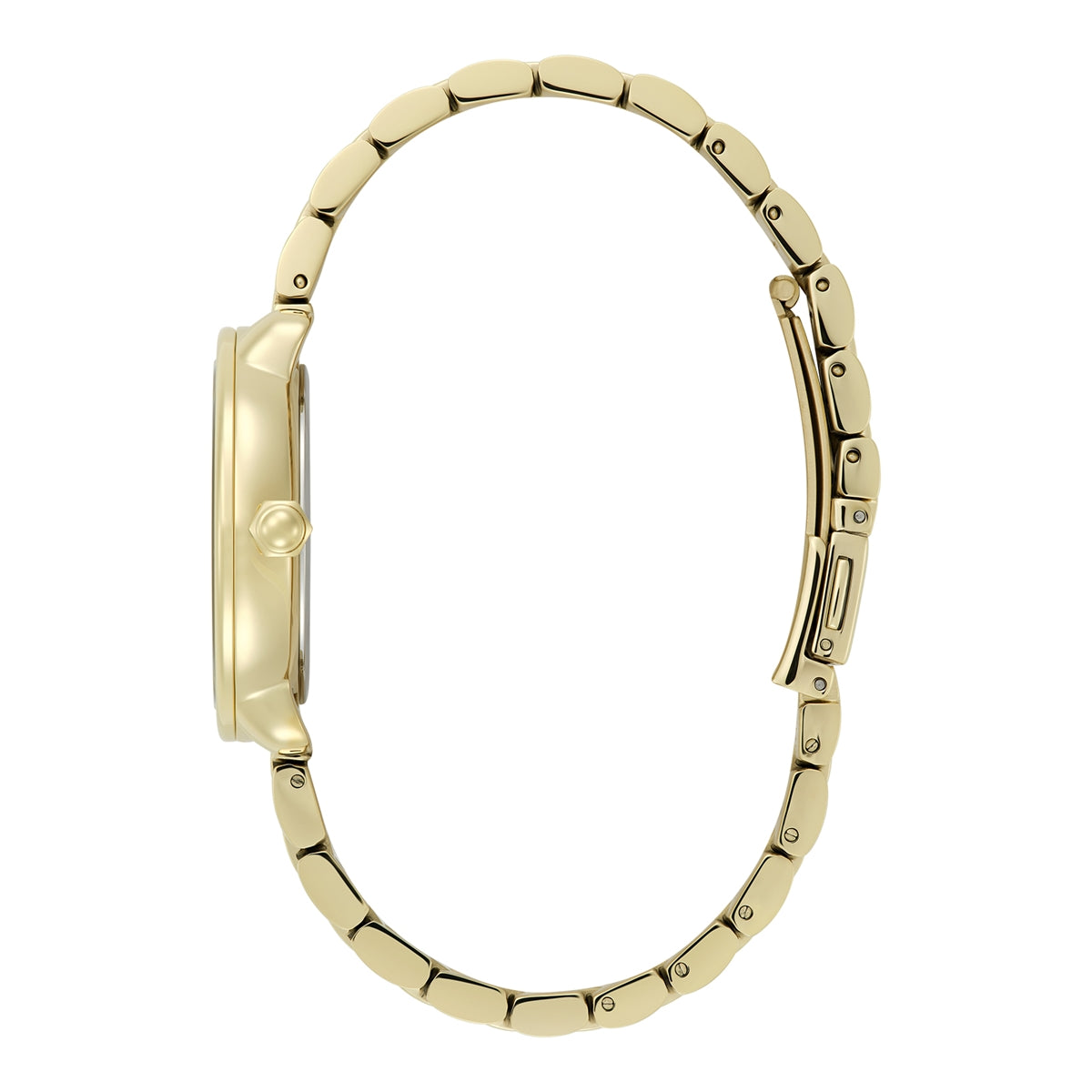 Olivia Burton Gold Moonphase Black Dial Watch