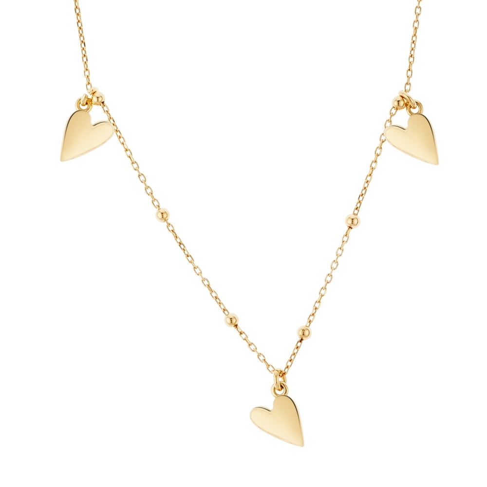 Argento Gold Heart Charm Gift Set