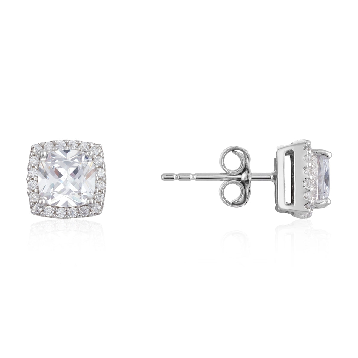 Argento Silver Diamond Halo Gift Set