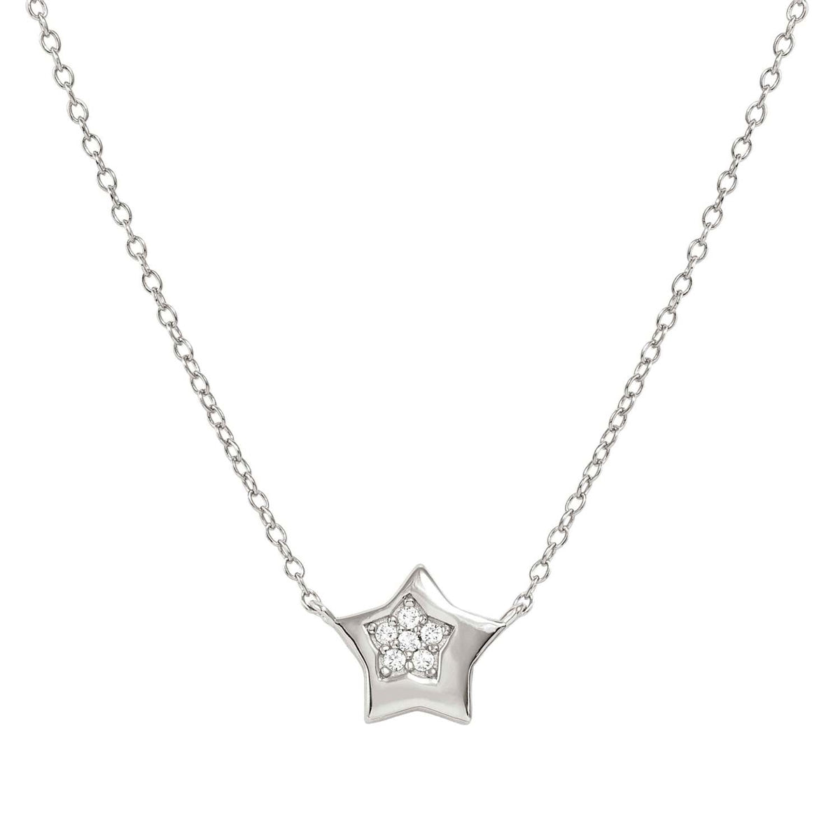 Nomination Silver Petit Sparkle Star Necklace