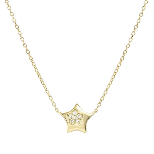Nomination Gold Petit Sparkle Star Necklace