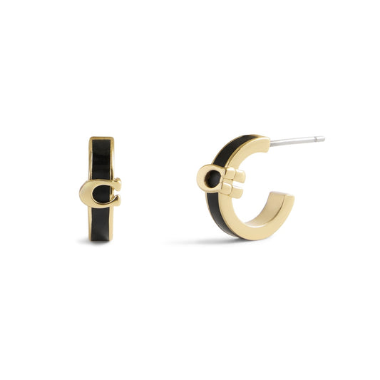 Coach Gold Black C Logo Huggies