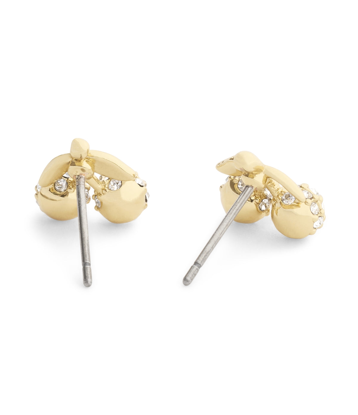 Coach Gold Pavé Cherry Studs