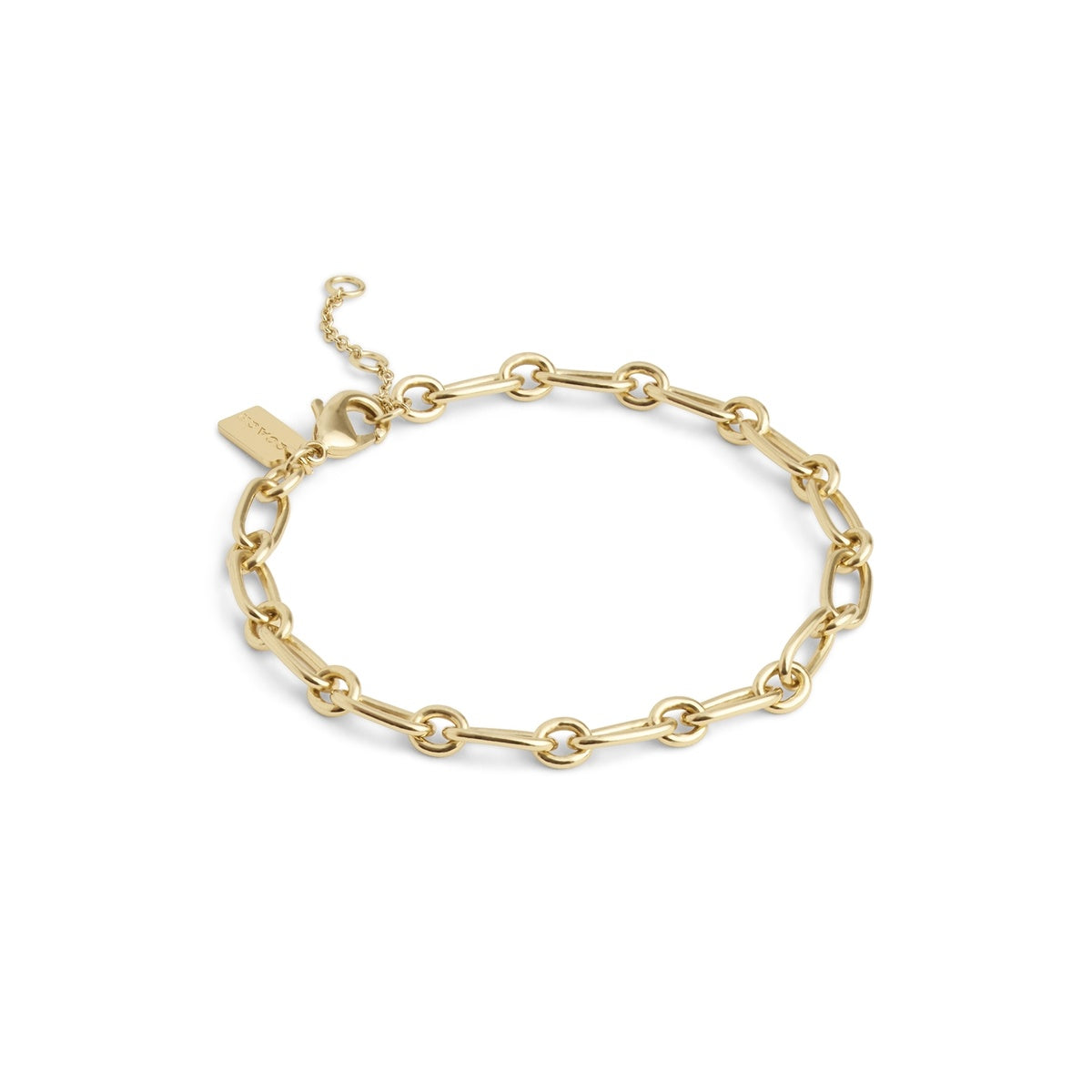 Coach Gold Starter Charm Bracelet