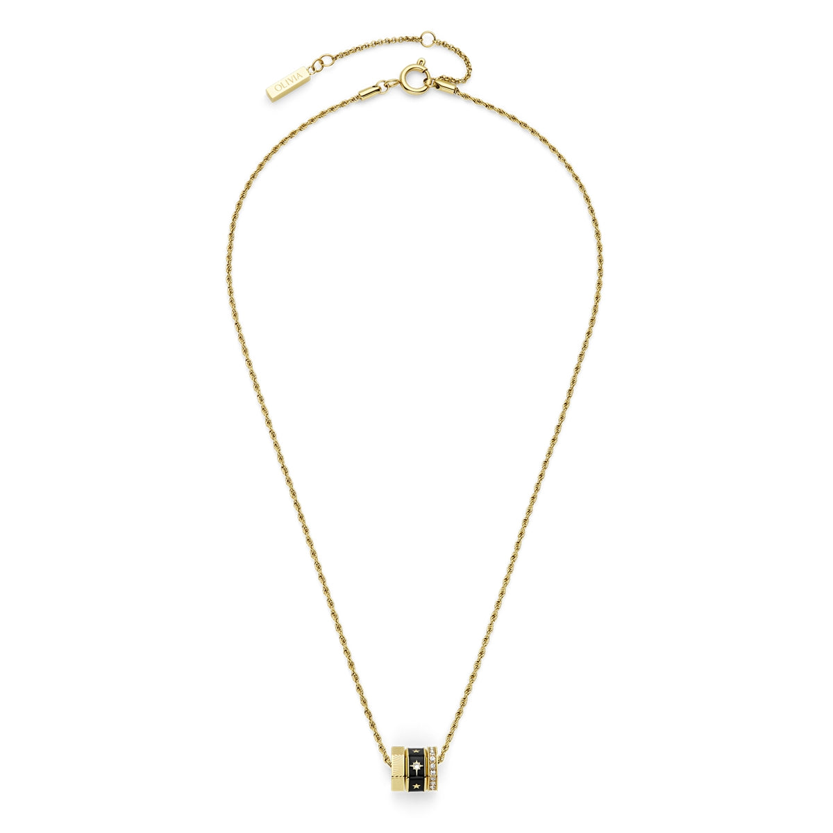 Olivia Burton Gold Bead Charms Necklace