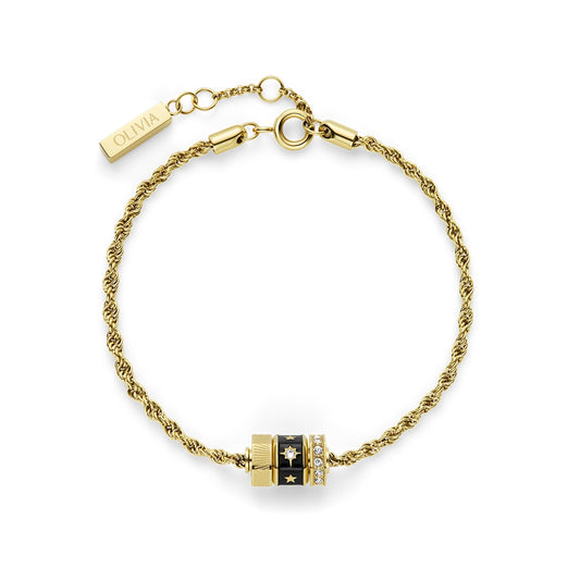 Olivia Burton Gold Bead Charms Bracelet