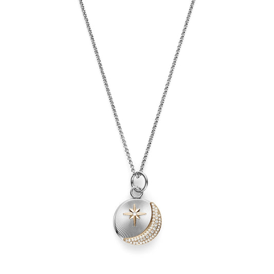 Olivia Burton Silver Celestial Star Necklace