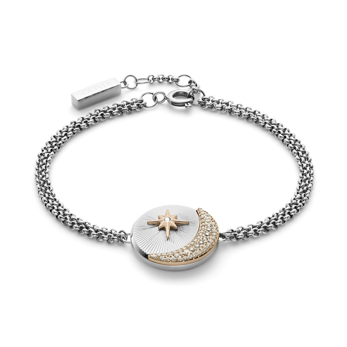 Olivia Burton Silver Celestial Star Bracelet