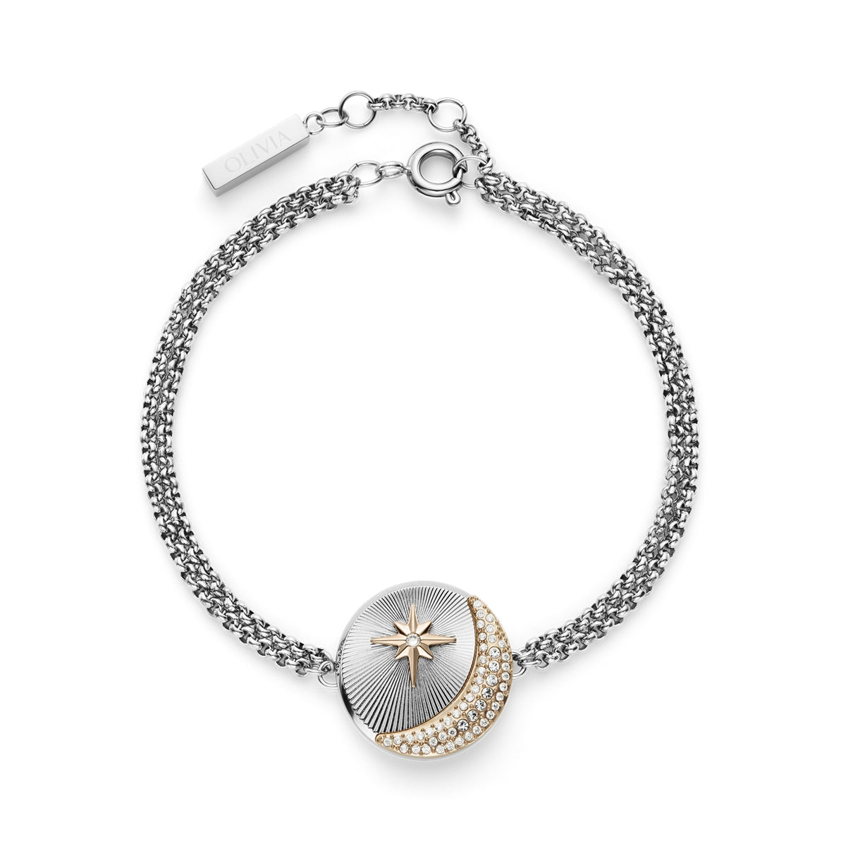 Olivia Burton Silver Celestial Star Bracelet