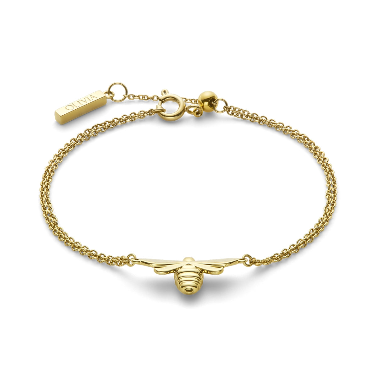 Olivia Burton Gold Honey Bee Bracelet