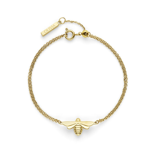 Olivia Burton Gold Honey Bee Bracelet