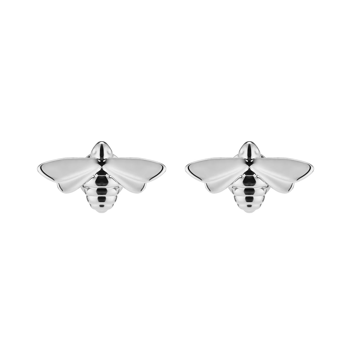 Olivia Burton Silver Honey Bee Earrings